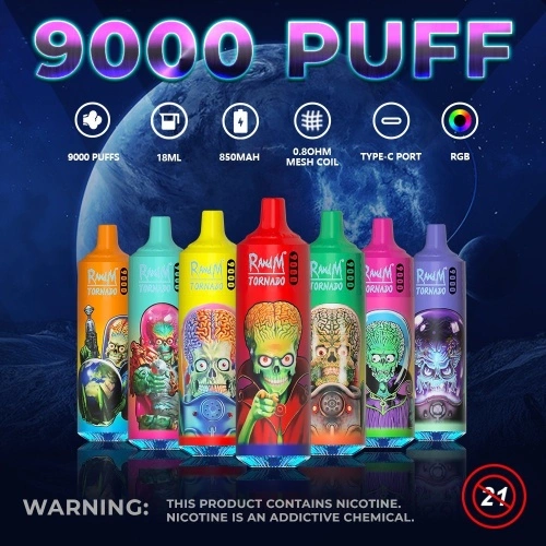 Randm Tornado 9000 Lush Ice Vape Pen Kna framleiandi