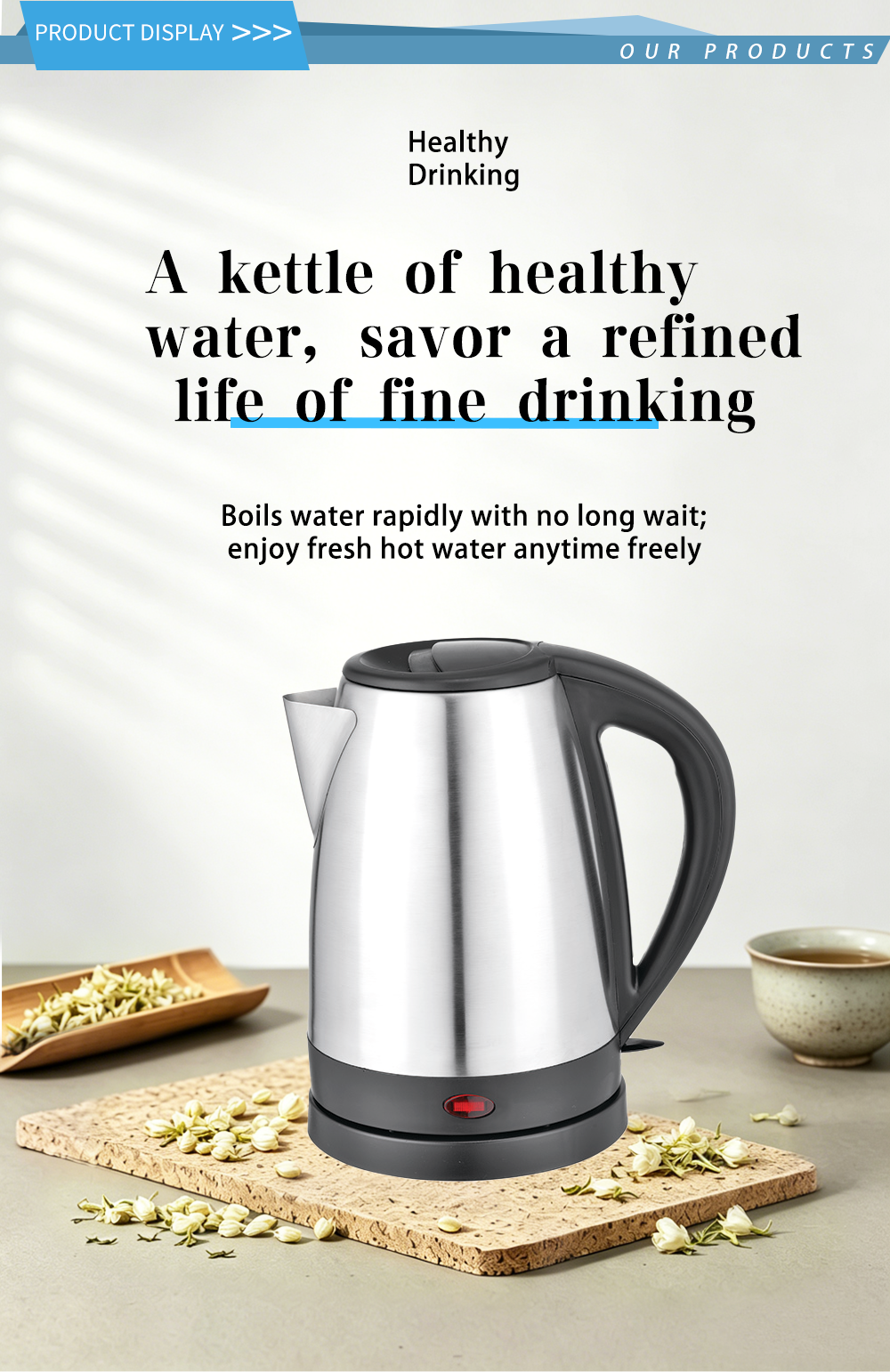 304 stainless steel kettle FK-1101 1