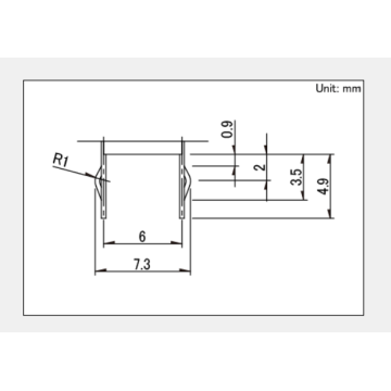 Spun series push switch