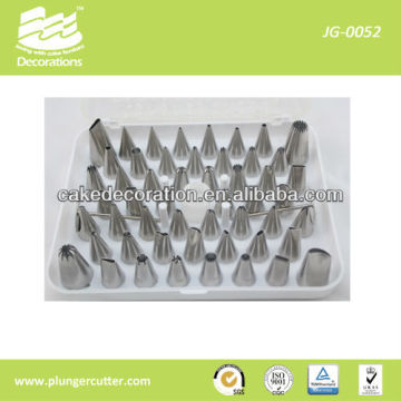 Fondant cake stainless steel pastry nozzle