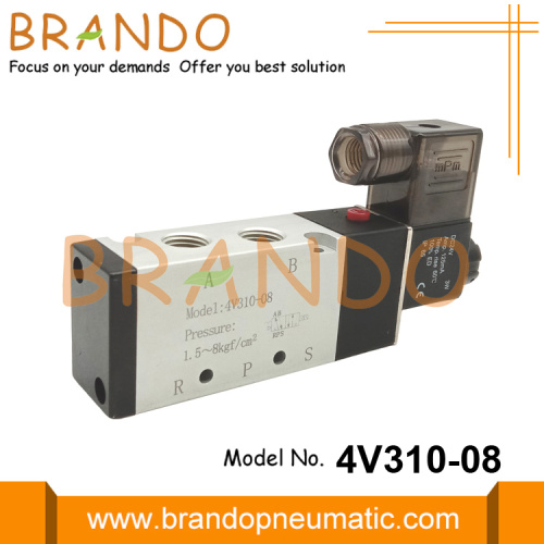 4V310-08 Пневматический электромагнитный клапан 5/2 Way 240V AC