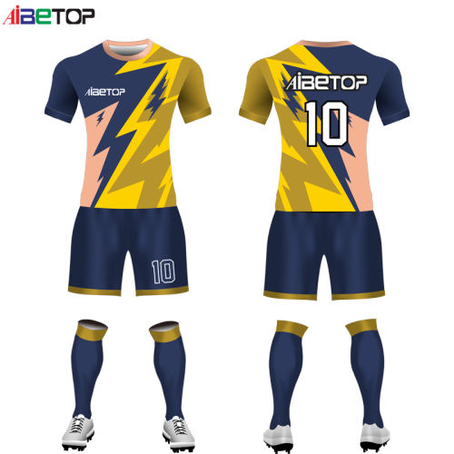 Roupas premium de futebol masculino para o dia da partida