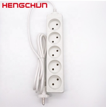 5 Gang Fireproof Smart EU Power Strip Extension Socket