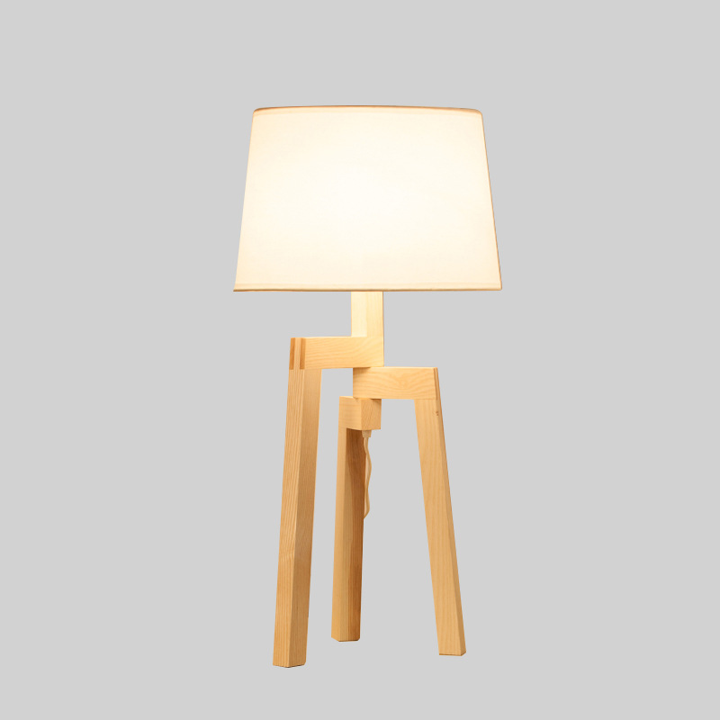 Night Wooden Table LampofGold Table Lamp