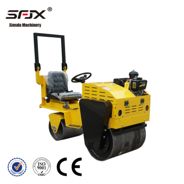 VR850 700KG Mini Small Ride-On Double Drum Road Roller