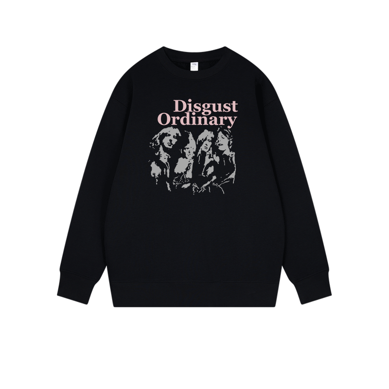 blank drop shoulder pullover sweatshirt custom