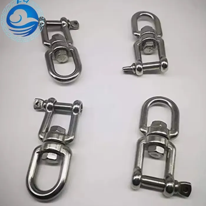 Stainless Steel Rigging Hardware: Eye-Jaw Hook Swivel Shackle Ring