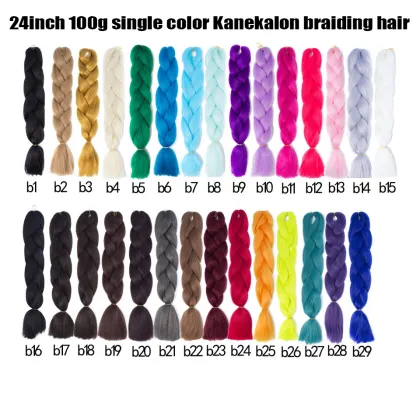beauty supply yaki perm braiding hair Ombre pink silver black Coloured african  braiding hair cheap Crochetr hair