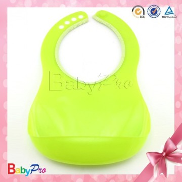 2014 Hot Sale Stylish Soft Customized Waterproof Silicone Baby Bibs Wholesale