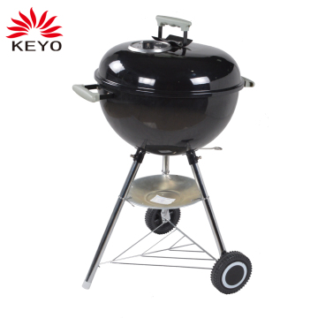 Outdoor Black 22"Inch Large Round Portable Kettle Grill Charcoal Barbecue Bbq Grills