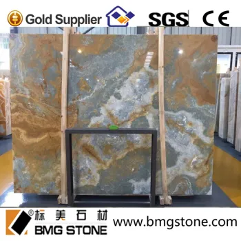 Pakistan beautiful golden blue onyx stone price