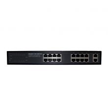 16 Ports Ethernet Poe Switch 2Pon para FTTH