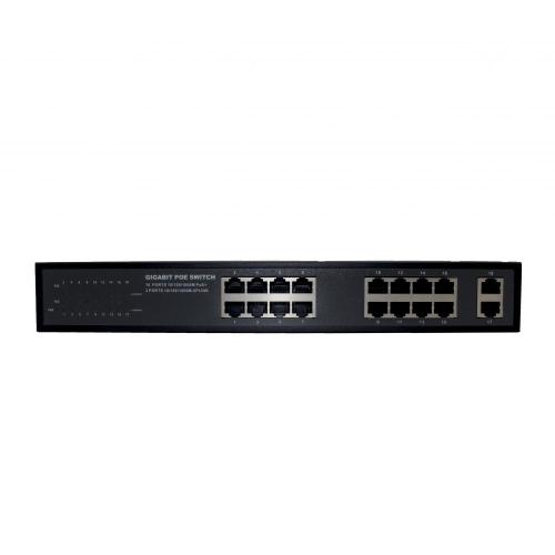 16Ports Ethernet Poe Switch 2Pon voor ftth