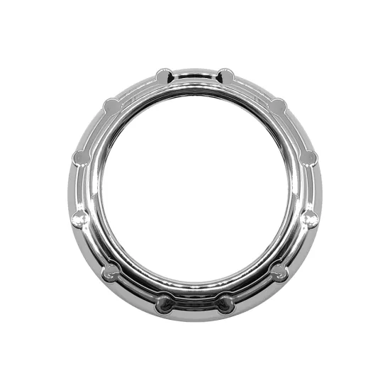 3.0 Inch Plastic HELLA 3R G5 Q5 Bi-Xenon LED Projector Lens Shroud Chrome Cover Retrofit Headlights Accessory