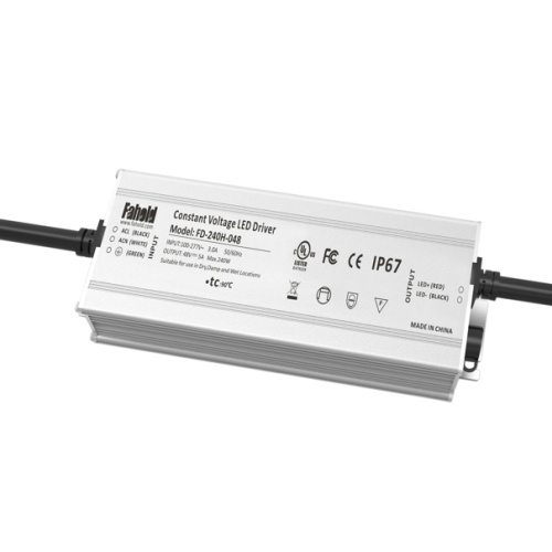 Salida 36Vdc Controlador LED 240W Controlador de iluminación IP65