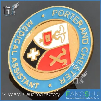 Personalized custom acrylic united nations metal logo badge hot sale