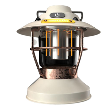 WarSun Hanging 200lm Rechargeable LED Camping Light with Dual Light Color Temperature and Waterproof Function
