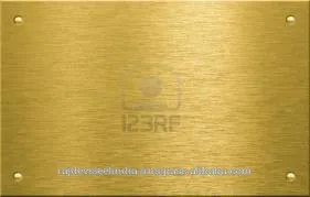 Brass sheets
