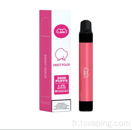 Lana Disposable Vape 2000 Puffs Electronic Cigarette