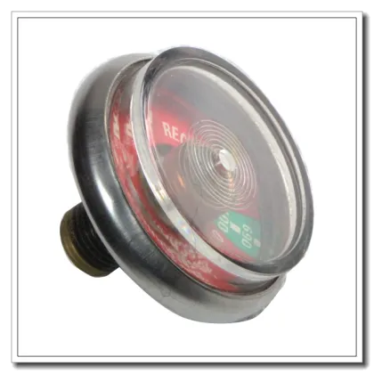 High quality stainless steelcase brass back mount fire extinguisher gauge mini