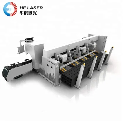 3000w laser pipe cutter tube cutting machine with automation system