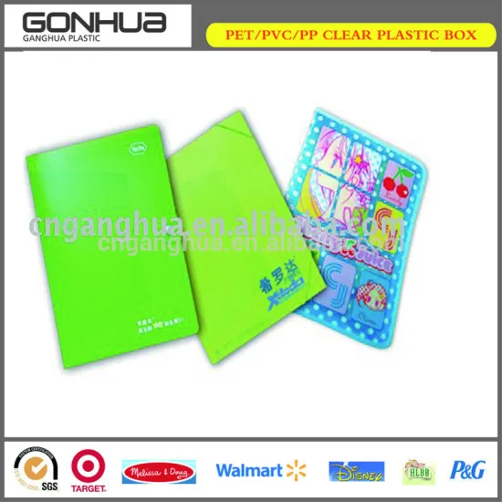 ISO 9001 certificate fashion new design custom A4 stationery printed Waterproof PP clear plastic file folder bag portfolio