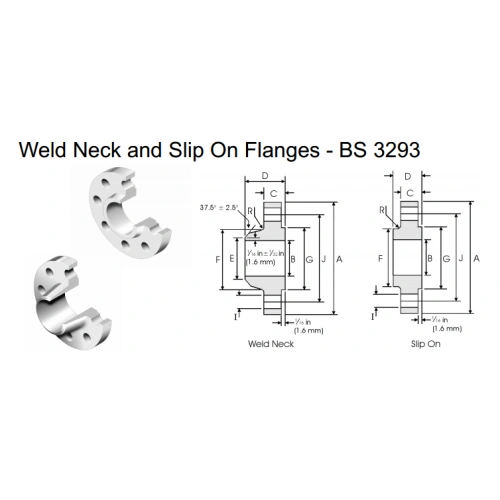 Weld Neck And Slip On Flanges Bs 3293 China Manufacturer