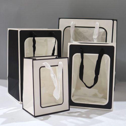 Custom Printing Stand Up Ziplock Clear Window Bag