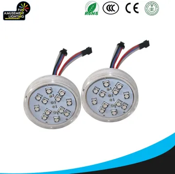 Amusement led lamp DC24V 60mm Pregrammable TM1804 RGB led light