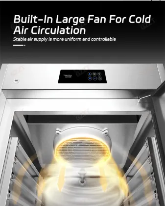 Commercial Mobile Refrigerator Food Trolley