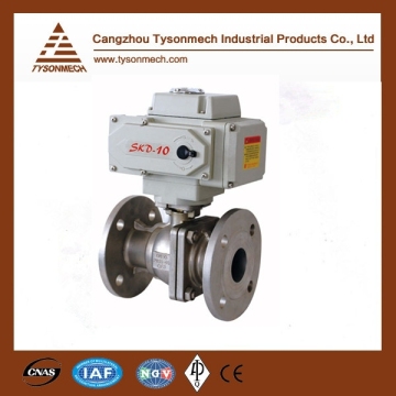 Tysonmech hot sale 316 stainless steel electric motor operated ball valve