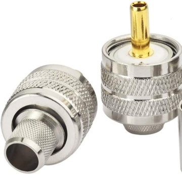 crimp ตัวเชื่อมต่อชาย UHF คุณภาพสูงสำหรับ RG8/LMR400