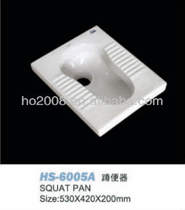 Cheap Ceramic Squat Pan /WC /Toilet /Sanitary Ware HS6005A