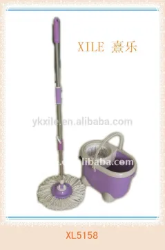 2015 Microfiber cleaning Wet Mops twist mop with spin bucket