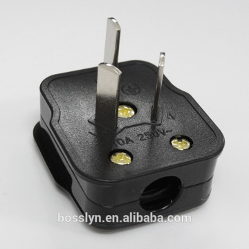 Australia rewireable power cord plug 10A