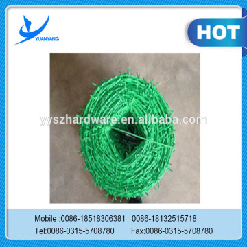 galvanized barbed wire