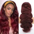 99J Headband Wig Human Hair