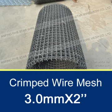 Low Carbon Crimped Mesh/Galvanized Crimped Mesh/Stainless Steel Crimped Mesh