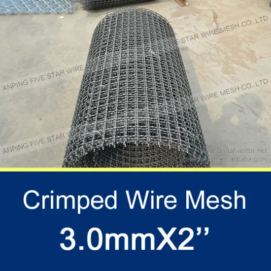 Low Carbon Crimped Mesh/Galvanized Crimped Mesh/Stainless Steel Crimped Mesh