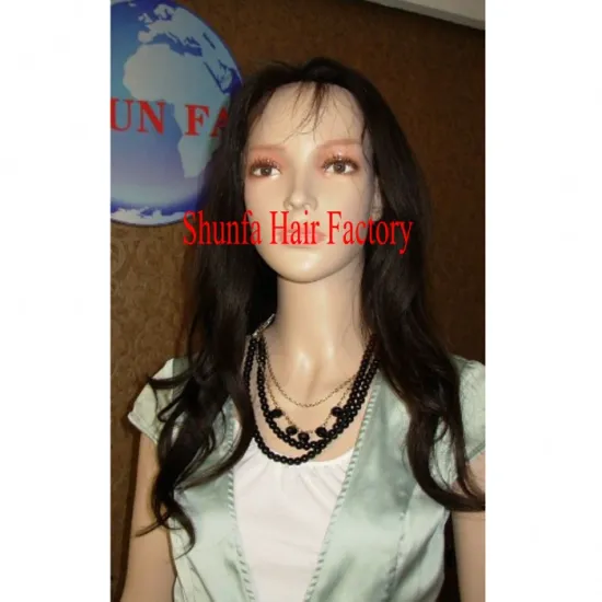 100% virgin European hair , natural hair line, full lace wig and lace front wig