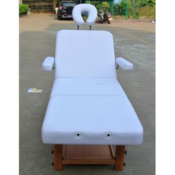 Solid wood massage beauty bed