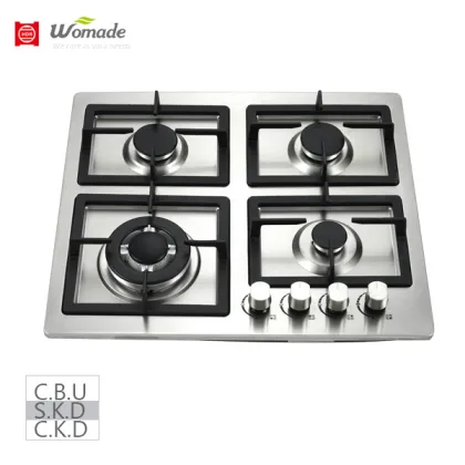 Built-In Gas Hob Hotpoint 4 Burners 60cm SS