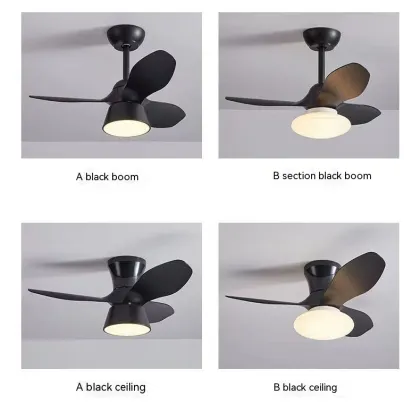 Remote Control Dimmable Small Fan Lamp - Creative Decoration Lighting Ceiling Fan Light