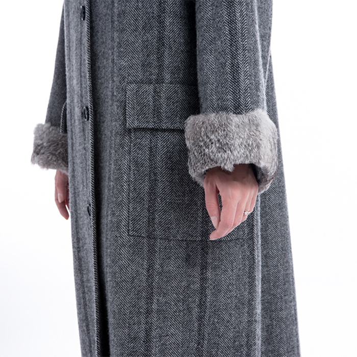 Details of New Long Pure Cashmere Winter Clothes