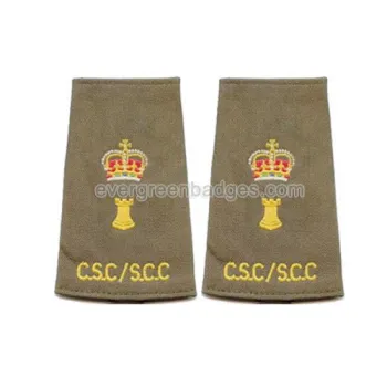High Quality Personalized Embroidery Epaulettes