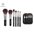 Zipper Bag Makeup Brush With Black Color