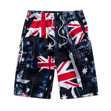 Short de plage masculin avec une usine de motifs frais