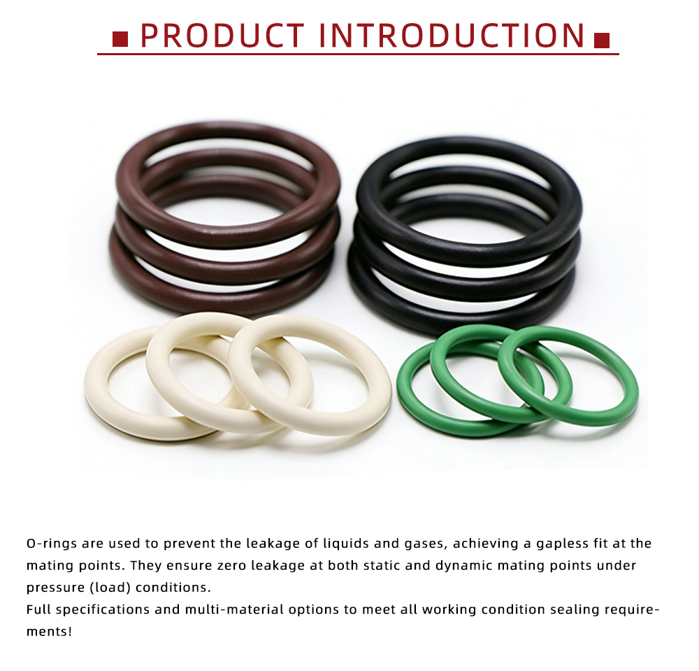 Multi-Color Rubber O-Ring Seals x