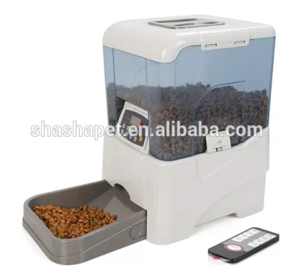 CE and Rohs approved Plastic pet feeder dog feeder cat feeder