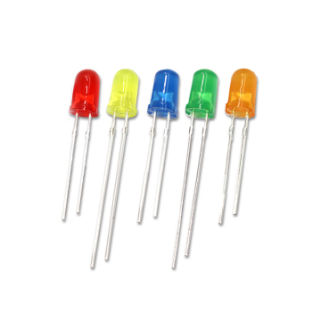 5mm Round Head Color Cap Indicator Light - Transparent Fog Lamp Beads